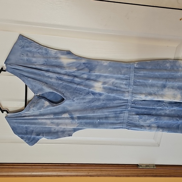 Prettygarden Sz S Blue Tie-Dye Jumpsuit - Picture 8 of 9